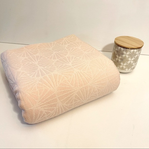 Project 62 Bath Project 62 Blush Fan Jacquard Woven Shower Curtain